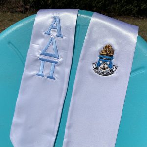 White Graduation Stole