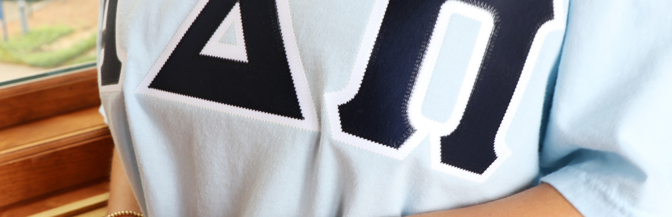 Adelphean Blue Letter Shirt - Image 2