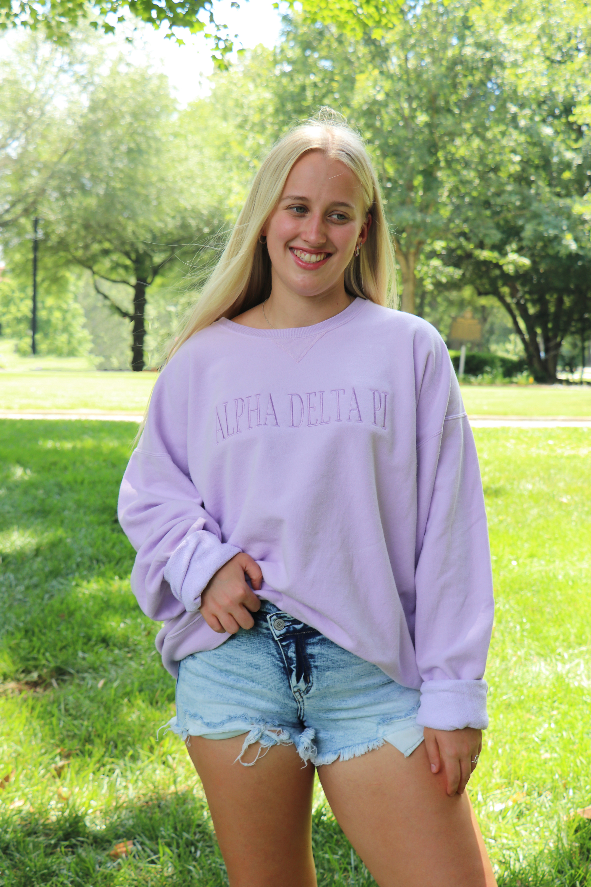 Violet Crewneck